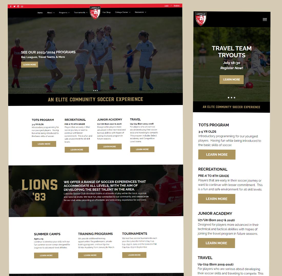 Lakeville Soccer Club Home Page