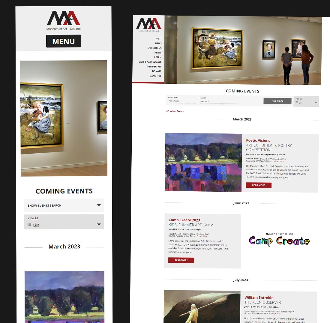 Museum of Art - DeLand Events Page